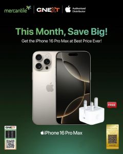 Iphone 16 Pro Max 1Tb Natural Official Store Pta Approved Warranty With Free 20v Charger_On Intallment_by Official Apple Store