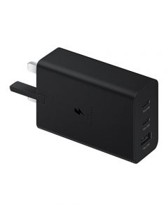 Samsung 65W Trio 3 Pin Power Adapter Black - On Installments - IS-0074