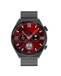 Haino Teko Round Shape C8 Smartwatch Black - On Installments - IS-0074