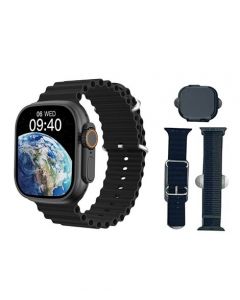BML Ultra Max Dual Strap Smart Watch Black - On Installments - IS-0074