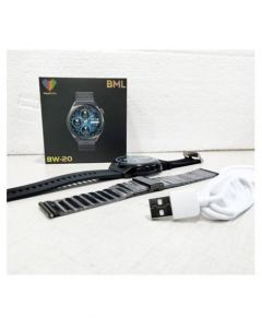 BML NFC Smart Watch Black (BW-20) - On Installments - IS-0074