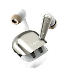 Audionic Airbud 595 Flip Earbuds-Champagne White - On Installments - IS-0240