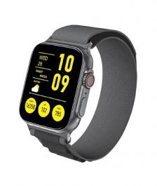Dany Mark Pro Smartwatch Nylon Strap-Black - On Installments - IS-0240