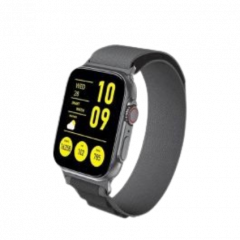 Dany Mark Pro Smartwatch Nylon Strap-Grey - On Installments - IS-0240