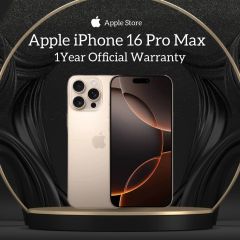 Iphone 16 Pro Max 1Tb Official Pta 1Year Mercantile Warranty_On Desert Titanium Installment By Official Apple Store