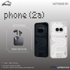 Smart Phone Nothing 2A - 12gb Ram 256gb Storage White With Free Buds Gift - Official Company PTA Approved - 1 Year Official Brand Store Warranty  - Available On - Microtel  Trading MT01