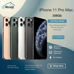 Apple iPhone 11 Pro Max 256gb Pta Approved with 20w charger and cable, Free Back cover and protector by Like New Mobiles