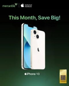 Apple Iphone 13 128Gb Storage Black Colour Official Store Pta Approved With 2years official warranty and Care+ available On Easy Installment by Official Apple Store - For more details about Apple Iphone Product Contact With us: +92-335-8204589