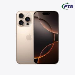 Iphone 16 Pro 256Gb Official Pta 1Year Mercantile Warranty_On Desert Titanium Installment By Official Apple Store