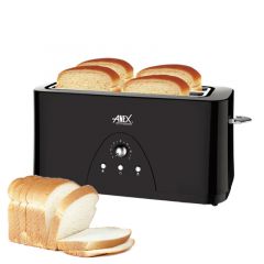 Anex AG-3020 Four Slice Deluxe Toaster With Official Warranty On 12 Months Installments At 0% Markup