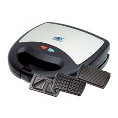 Anex AG-1039C 3 in 1 Sandwich Maker With Official Warranty On 12 Months Installments At 0% Markup