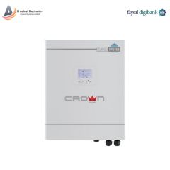 Crown ELEGO-OYSTER-6KW PV 9000 Single-Phase Pure Sine Wave Hybrid Solar Inverter Brand Warranty Installments By M Ashraf Electronics