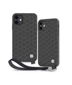 Moshi Altra Case With Wrist Strap For iPhone 11 Shadow Black (99MO117005) - On Installments - IS-0080