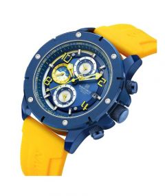 Naviforce Chronograph Exclusive Edition Watch For Men Yellow (nf-8034-6) - On Installments - IS-0140