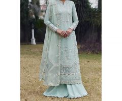 Elan Embroidered Unstitched 3Pc Suit EL24-01B MINA