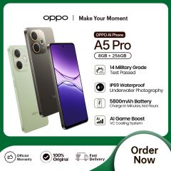 OPPO A5 Pro | 8GB RAM + 256GB ROM With 5800mah Battery - PTA Approved - 1 Year Warranty - On Installment Plan By - OPPO Official Store