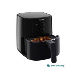 Philips Air Fryer HD9200/90 4.1L /800gm, Manual knobs control, Pre heat, one spoon frying - On Installments