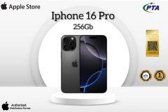 Iphone 16 Pro 256Gb Official Pta 1Year Mercantile Warranty_On Black Titanium Installment By Official Apple Store