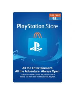 PlayStation Store Gift Card $75 - PS3/PS4/PS4 Pro/PS Vista - Email Delivery - On Installments - IS-0039