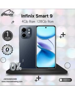 Infinix Smart 9  4-128Gb GoldOfficial Store Pta 1Year Warranty_On Installment_By Microtel Trading