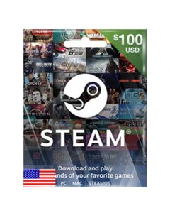 Steam Wallet Code Global Gift Card $100 - Email Delivery - On Installments - IS-0039