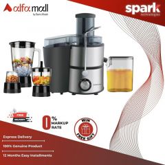Westpoint Kitchen Chef WF-1844 – 4-in-1 Juicer Blender Grinder Mincer with 600W Power On Installment By Spark Technologies