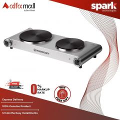 Westpoint WF 272 Dual Cast Iron Hot Plate 2500W High Power Double Burner for Fast & Even Cooking On Installment By Spark Technologies
