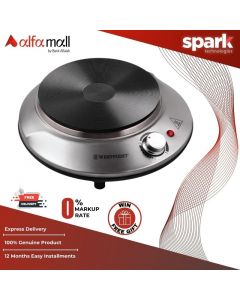 Westpoint WF-281 1000W Electric Hot Plate with Durable Cast Iron Heating Surface On Installment By Spark Technologies