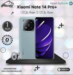 Redmi Note 14pro+ 12-512Gb Blue Official Store Pta 1Year Warranty_On Installment_By Microtel Trading