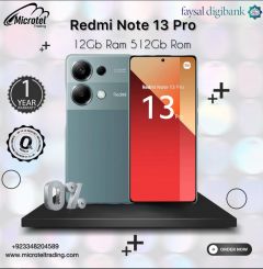 Redmi Note 13 Pro 8-512Gb Green Official Store Pta 1Year Warranty_On Installment_By Microtel Trading