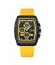 Naviforce Square Edition Watch For Men - Yellow (NF-8025-7) - On Installments - IS-0212
