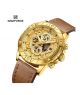 Naviforce Chronocrest Watch For Men Brown (NF-8055-3) - On Installments - IS-0212