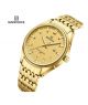 Naviforce Date Edition Watch For Men Golden (NF-8039G-6) - On Installments - IS-0212