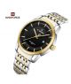 Naviforce Eclipse Date Edition Watch For Men Two Tone (NF-9228-g-5) - On Installments - IS-0212