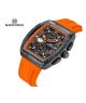 Naviforce Precision Square Watch For Men Orange (Nf-8052-3) - On Installments - IS-0212