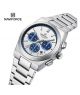 Naviforce Bond Chrono Watch For Women Two Tone (NF-8048l-4) - On Installments - IS-0212