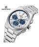 Naviforce Bond Chrono Watch For Men Silver (NF-8048G-4) - On Installments - IS-0212