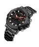 Naviforce Dual Force Watch For Men Black (NF-9237-4) - On Installments - IS-0212