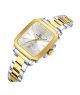 Naviforce Sleek Square Two Tone Watch For Men (NF-9239g-6) - On Installments - IS-0212