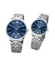 Naviforce Affinity Pair Watch For Couple Silver (NF-9238c-2) - On Installments - IS-0212