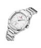Naviforce Datexplorer Watch For Men Silver (NF-9243-8) - On Installments - IS-0212