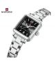 Naviforce Square Class Edition Watch For Couple Silver (NF-9252c-6) - On Installments - IS-0212