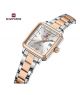 Naviforce Square Class Edition Watch For Women Two Tone (NF-9252l-5) - On Installments - IS-0212