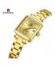 Naviforce Square Class Edition Watch For Womwen Golden (NF-9252l-1) - On Installments - IS-0212