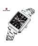 Naviforce Square Class Edition Watch For Women Silver (NF-9252g-6) - On Installments - IS-0212