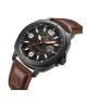 Naviforce Eclipse Watch For Men Brown (NF-8078-4) - On Installments - IS-0212