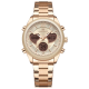 Naviforce Elegant Heart Watch For Women Rose Gold(NF-5045-5) - On Installments - IS-0212