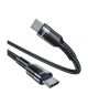 Faster FC-100W Type C  to Type C Charging Cable Black - On Installments - IS-0214