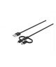 Philips Durable 3-In-1 Chargeable Cable - On Installments - IS-0209
