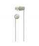 Sony Wireless In-ear Neckband (WI-C100)-Cream - On Installments - IS-0213